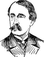 Henry bergh, wijnoogst illustratie vector