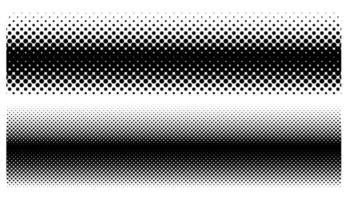 halftone reeks geplaatst Aan een wit achtergrond kan uitbreiden, vector. vector