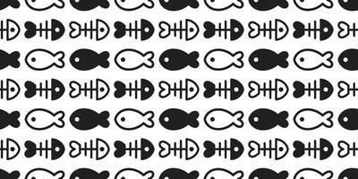 vis bot naadloos patroon vector tonijn haai Zalm tekenfilm sjaal geïsoleerd dolfijn walvis oceaan zee herhaling behang tegel achtergrond illustratie tekening ontwerp