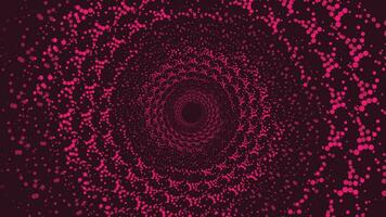 abstarct spiraal ronde roze stippel draaikolk roze kleur achtergrond. vector