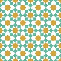 naadloos meetkundig patroon met een Arabisch stijl vector
