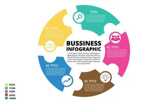 zaken infographic tabel stromen diagram presentatie sjabloon kleurrijk vector