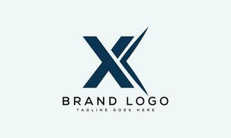 brief X logo ontwerp vector sjabloon ontwerp voor merk.