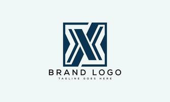 brief X logo ontwerp vector sjabloon ontwerp voor merk.