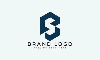 brief sb logo ontwerp vector sjabloon ontwerp voor merk.