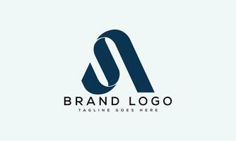 brief sa logo ontwerp vector sjabloon ontwerp voor merk.