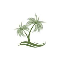 palm boom logo vector sjabloon symbool ontwerp