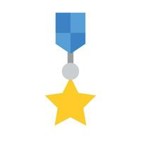 medaille van eer vector vlak icoon voor persoonlijk en reclame gebruiken.