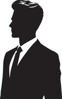 bedrijf Mens vector silhouet illustratie 3