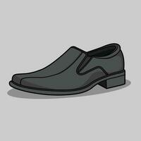 zwart jurk schoenen vector