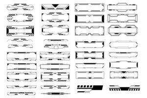 futuristische hud Scherm sjabloon vector ontwerp