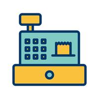 Vector Cash teller pictogram