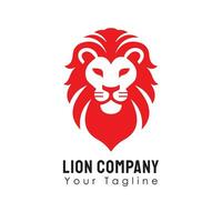 vector leeuw logo gemakkelijk en minimalistische