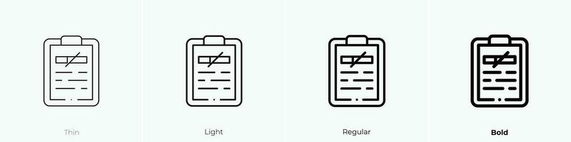 stoppen roken icoon. dun, licht, regelmatig en stoutmoedig stijl ontwerp geïsoleerd Aan wit achtergrond vector