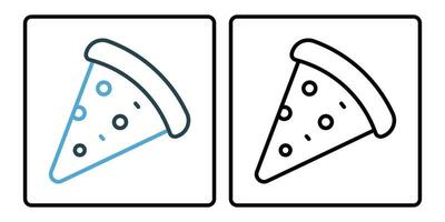 pizza plak icoon. icoon verwant naar voedsel. lijn icoon stijl. gemakkelijk vector ontwerp bewerkbare