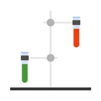 laboratorium uitrusting beker vlak illustratie vector