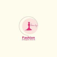 winkel logo ontwerp voor mode met creatief concept vector