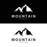 berg logo gemakkelijk ontwerp avontuur model- silhouet landschap gemakkelijk modern stijl merk Product bedrijf vector