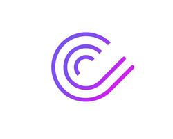 c met Wifi bedrijf logo voor bedrijf merk stijl gids vector