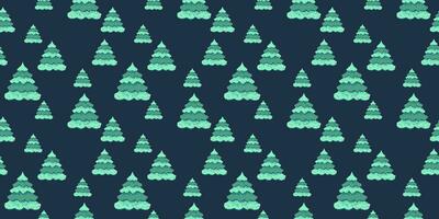 naadloos patroon met abstract, artistiek, gemakkelijk vector hand- getrokken Kerstmis bomen. schattig Kerstmis achtergrond. sjabloon voor ontwerp, kleding stof, textiel, mode, afdrukken, oppervlakte ontwerp, papier, Hoes