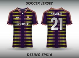 vector Jersey ontwerp voor sublimatie sport t overhemd ontwerp
