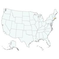 kaart van Rhode eiland. Verenigde Staten van Amerika kaart vector