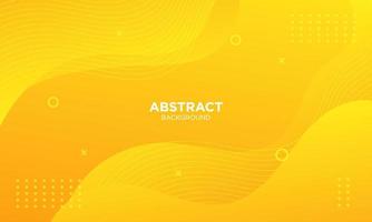 abstracte gele vloeibare golfachtergrond vector