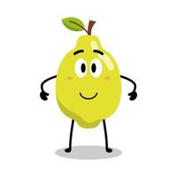 schattige mango karakter vectorillustratie vector