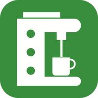 Koffiezetapparaat Vector Icon