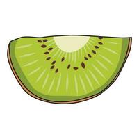 kiwi fruit vector illustratie, geschikt voor sticker, icoon, logo, en grafisch ontwerp elementen