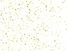 geslacht neutrale goud plein confetti. vector illustratie