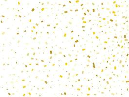 geslacht neutrale gouden rechthoeken confetti achtergrond. vector illustratie