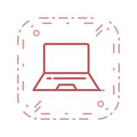 Vector laptop pictogram