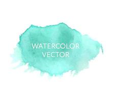 abstracte blauwe aquarel splash. aquarel druppel vector roze