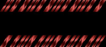 abstract schijnend rood koper strepen grens zwart achtergrond behang vector