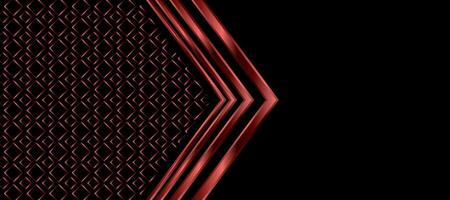 abstract pijl rood koper pleinen banier achtergrond behang vector