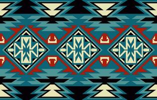 Navajo tribal vector naadloos patroon. inheems Amerikaans ornament. etnisch zuiden western decor stijl. boho meetkundig ornament. vector naadloos patroon. Mexicaans deken, tapijt. geweven tapijt