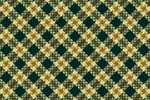 tartan geruite patroon met textuur en retro kleur. vector