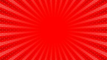 rood zon stralen retro met papier structuur achtergrond. abstract barsten zon stralen patroon ontwerp. vector illustratie