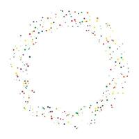 kleurrijk cirkel halftone dots patroon vector Aan de wit achtergrond
