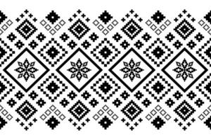 natuur jaargangen kruis steek traditioneel etnisch patroon paisley bloem ikat achtergrond abstract aztec Afrikaanse Indonesisch Indisch naadloos patroon voor kleding stof afdrukken kleding jurk tapijt gordijnen en sarong vector