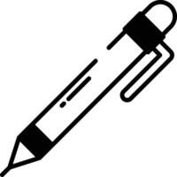 pen glyph en lijn vector illustratie