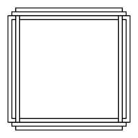 abstract frame op witte achtergrond. vector illustratie