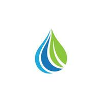 waterdruppel logo sjabloon vector