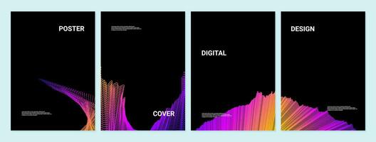 modern abstract covers set, minimaal covers ontwerp. folder, presentatie, brochure, banier, poster ontwerp vector