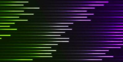 tech abstract achtergrond met groen Purper neon laser lijnen vector