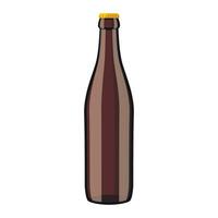 bier fles icoon geïsoleerd Aan wit achtergrond. vector illustratie