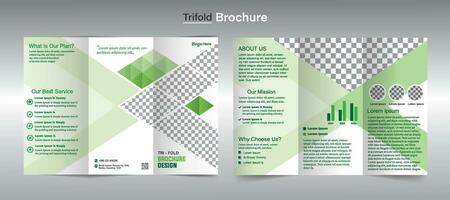 zakelijke drievoud brochure sjabloon vector