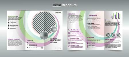 zakelijke drievoud brochure sjabloon vector