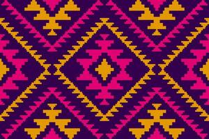 meetkundig etnisch naadloos patroon traditioneel. Amerikaans, Mexicaans stijl. aztec tribal ornament afdrukken. vector